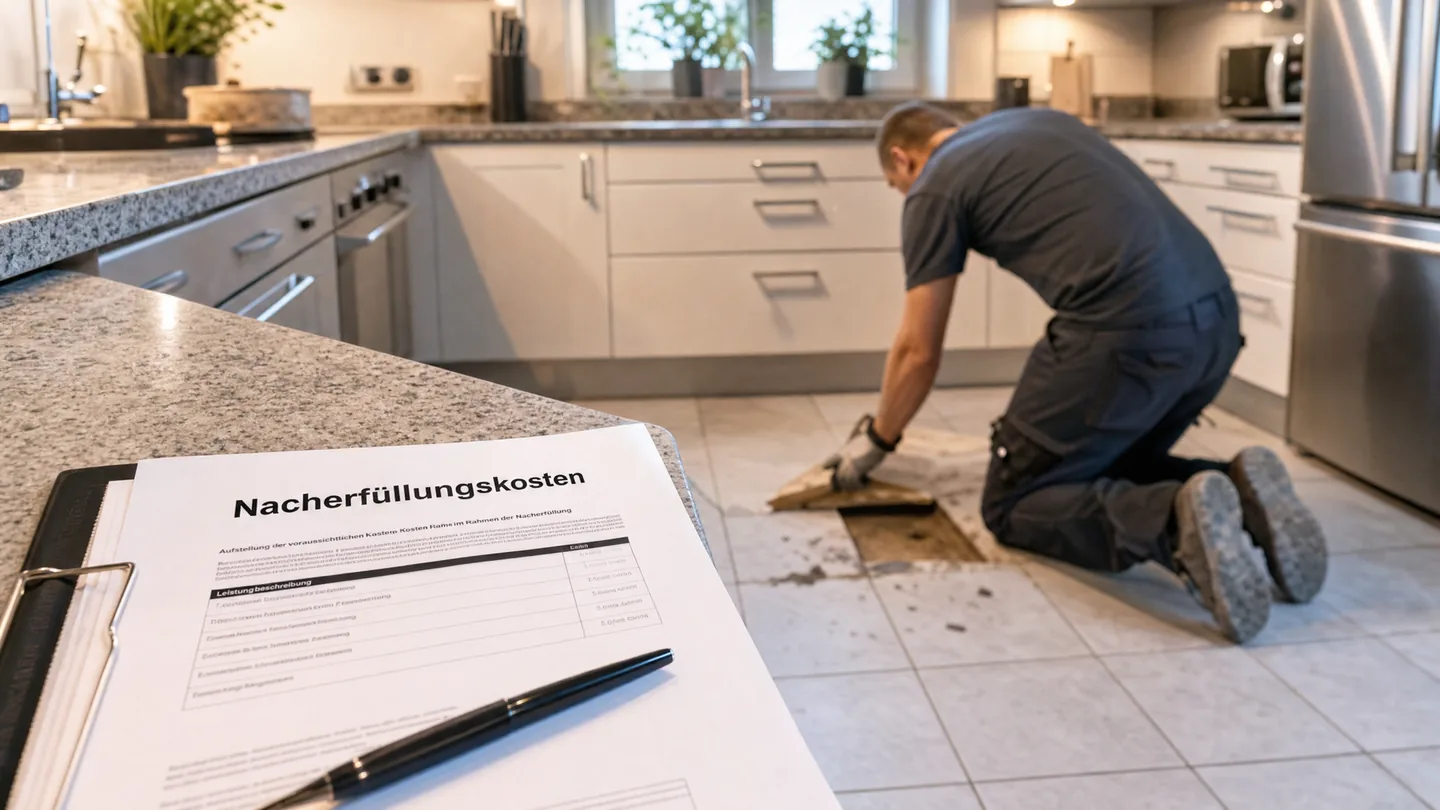 Fliesenleger entfernt beschädigte Fliesen – OLG Frankfurt 2008: Ausbaukosten als Nacherfüllungskosten